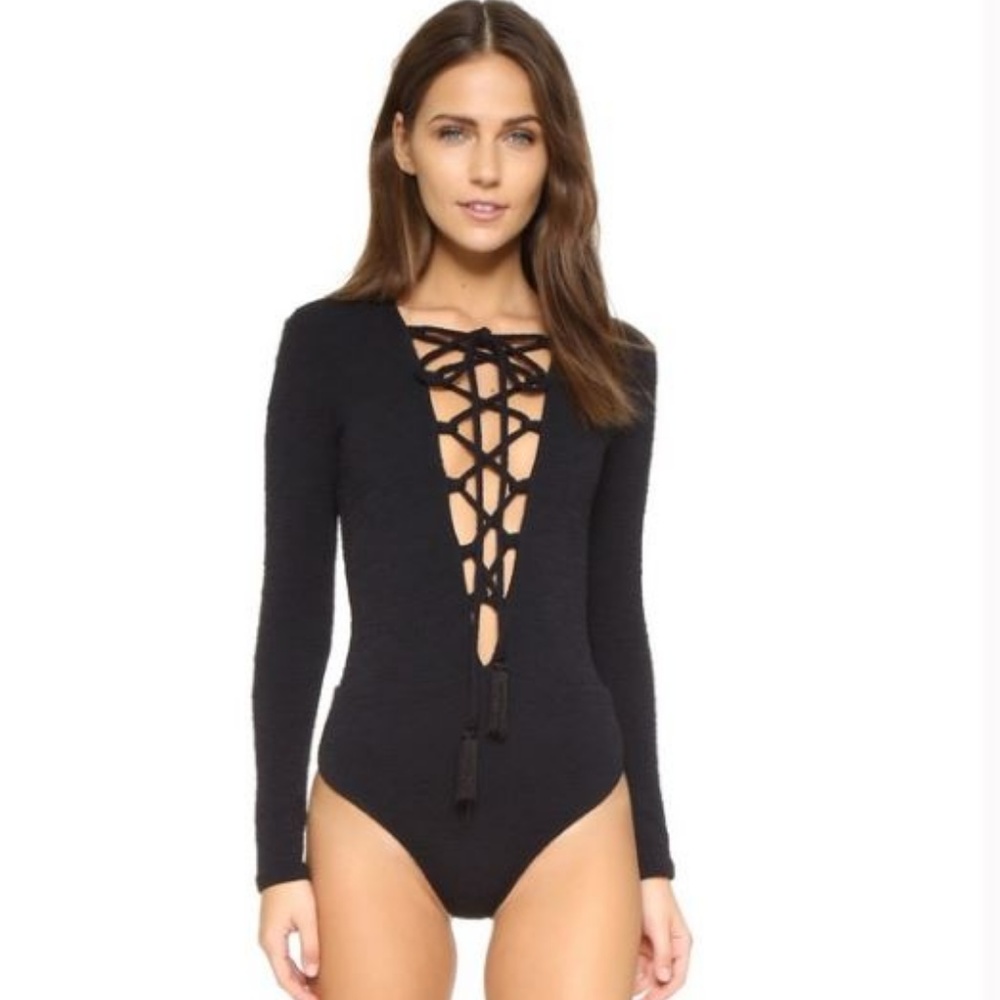 Beach Riot Stone Cold M Fox Poppy One Piece